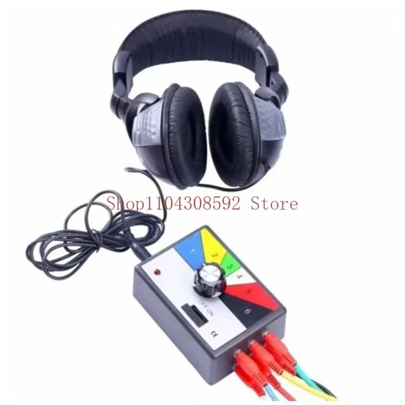 1 Set Combination Electronic Stethoscope Kit Auto Car Mechanic Noise Diagnostic Tool Six Channel Auto Mechanic Tools